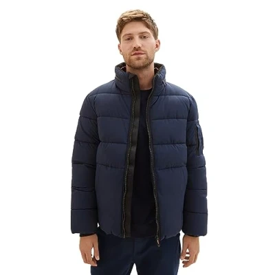 Abbildung von TOM Tailor Padded Jacket Winterjacke, Herren, Größe: XL, Sky captain blue