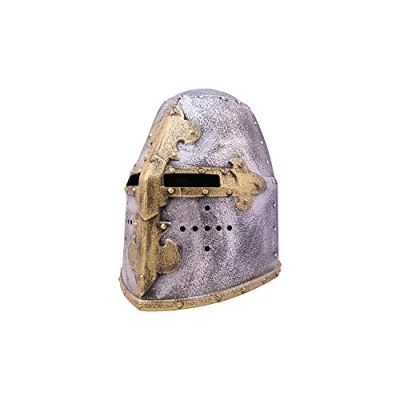 Abbildung von Ritterhelm Topfhelm f&uuml;r Kinder aus Kunststoff
