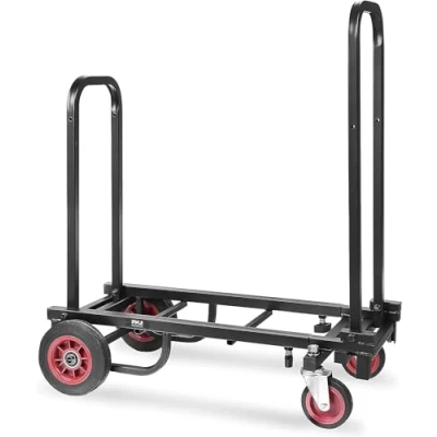 Abbildung von Pyle Transportwagen Plattformwagen, Handwagen Faltbar Transportkarre klappbar, Rollwagen Transporthilfe, Paketwagen, bis zu 90kg, Lager, Lieferung