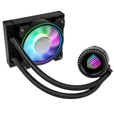 Abbildung von Kolink Umbra Void 120 AIO, Flüssigkühlungsset, 12 cm, 110,78 m3/h, Schwarz