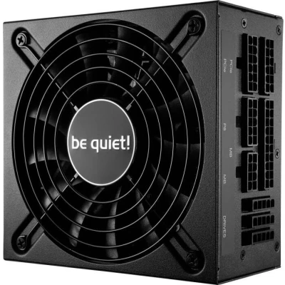 Abbildung von be quiet! SFX L Power 500W, 80 Plus Gold, temperaturgesteuerter 120mm Qualitätslüfter, 4 PCIe Anschlüsse für leistungsstarke GPUs, modulare Kabel, SFX/ ATX Netzteil Adapter Blende, BN238