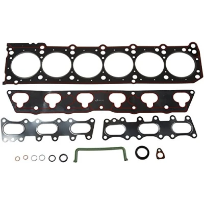 Abbildung von ELRING 827.436 Dichtungssatz, Zylinderkopf ohne Ventildeckeldichtung, Ventilschaftabdichtung MERCEDES BENZ: W124 Limousine, Coupe, SL Cabrio