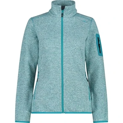 Abbildung von CMP Fleecejacke, Damen, Größe: 34, Lagoon/bianco