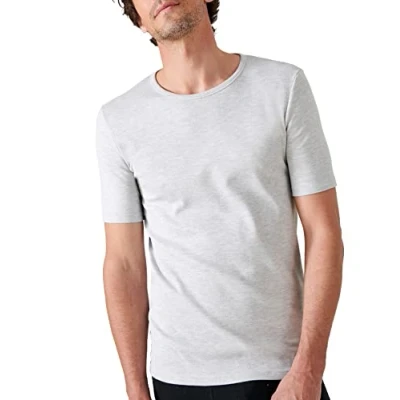 Abbildung von Damart Herren Kurzarm Shirt, Wärmegrad Medium 3. Thermounterwäsche Oberteil, Grau (Grau China), XL