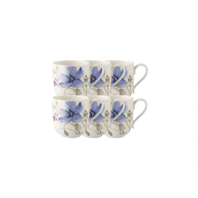 Abbildung von Villeroy &amp; Boch Mariefleur Gris Basic Becher mit Henkel 0,35l Set6