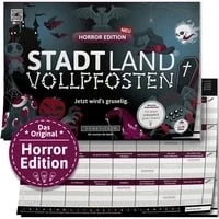 Abbildung von DENKRIESEN Spiel, STADT LAND VOLLPFOSTEN® HORROR EDITION &quot;Jetzt...