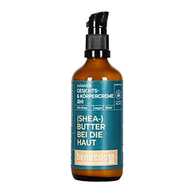 Abbildung von benecosBIO Gesichts und Körpercreme 2in1 BIO Shea (SHEA ) BUTTER BEI DIE HAUT