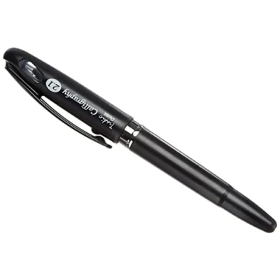 Abbildung von Pentel Tradio Calligraphy Füllfederhalter Kalligraphie Spitze breite 2,1 mm schwarz