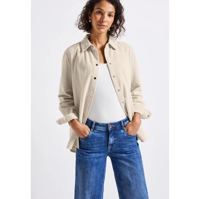Abbildung von Street One Hemdbluse, Damen, Größe: 34, Beige