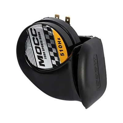 Abbildung von Keenso Motorrad Elektronisches Schneckenhorn, Universal Wasserdicht Mini Laut Schneckenhorn für Lautsprecher 12V 510HZ