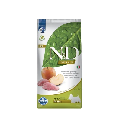 Abbildung von N&amp;D Prime DOG Adult Mini Wildschwein &amp; Apfel varianten 7 kg