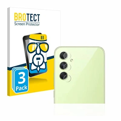 Abbildung von BROTECT Schutzglas für Samsung Galaxy A54 5G (NUR Kameraschutz) (3 Stück) Schutzfolie Panzer Folie Glas [Extrem Kratzfest 9H, Anti Fingerprint,