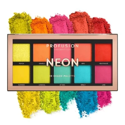 Abbildung von Profusion Cosmetics Neon 10 Farbtöne, mehrfarbig