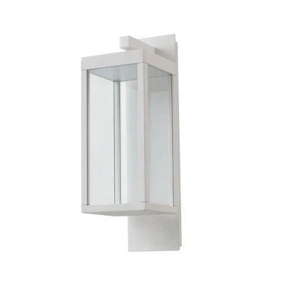 Abbildung von Lucande LED Außenwandlampe Ferdinand, weiß, Metall, 38 cm