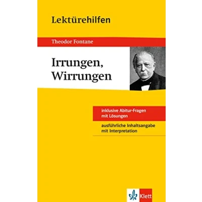 Abbildung von Klett Lektürehilfen Theodor Fontane, Irrungen, Wirrungen: für Oberstufe und Abitur Interpretationshilfe die Schule