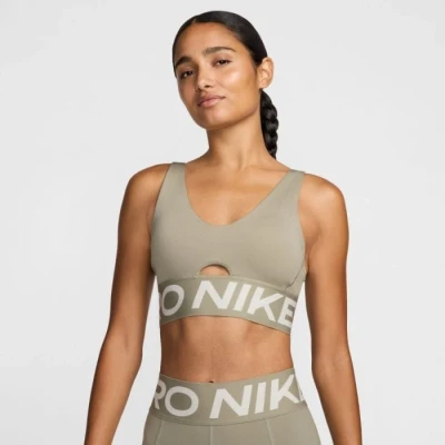 Abbildung von Nike Pro Indy Plunge Bra Bold Damen XS Braun