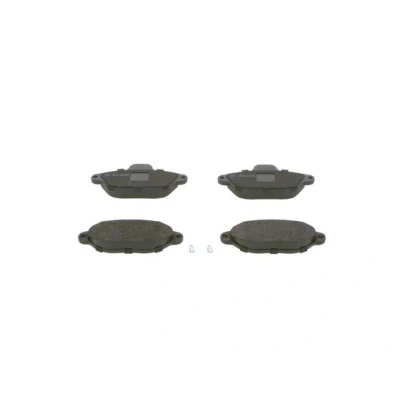 Abbildung von BOSCH 0 986 461 119 Bremsbelagsatz Low Metallic mit Anti Quietsch Blech, Montageanleitung FIAT: Punto II Schrägheck, Panda Schrägheck