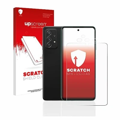 Abbildung von upscreen Schutzfolie für Samsung Galaxy A52s 5G (Display+Kamera) Kristall klar, Kratzschutz, Anti Fingerprint