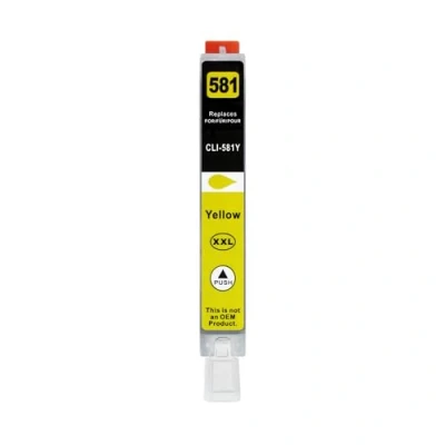 Abbildung von 1 XXL Druckerpatrone kompatibel zu CLI 581 Y Gelb für Canon PIXMA TS705 TS6150 TS6250 TS6350 TR7550 TR8550 TS8150 TS8250 TS8350 TS9150 TS9550 TS6151 TS6251 TS6351 TS8151 TS8152 TS8251