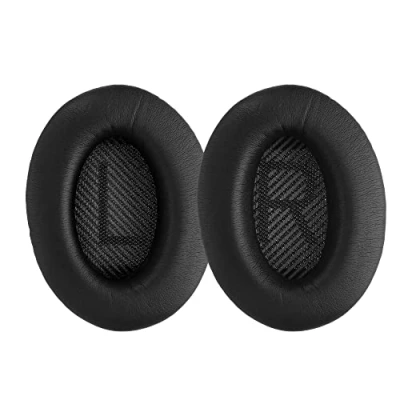 Abbildung von kwmobile 2X Ohrpolster kompatibel mit Bose Quietcomfort Polster Kopfhörer aus Kunstleder für Over Ear Headphones