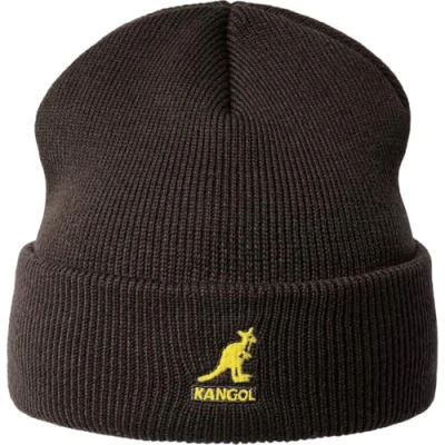 Abbildung von Kangol Herren Acrylic Pull ON Baskenmütze, Torfbraun, Einheitsgröße