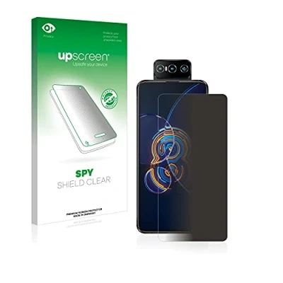 Abbildung von upscreen Anti Spy Blickschutzfolie für ASUS ZenFone 8 Flip Privacy Screen Displayschutz Folie [Sichtschutz, Blaulichtfilter]