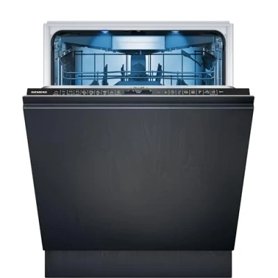 Abbildung von SIEMENS vollintegrierbarer Geschirrspüler iQ700 &quot;SX87TX02CE&quot;, 14 Maßgedecke