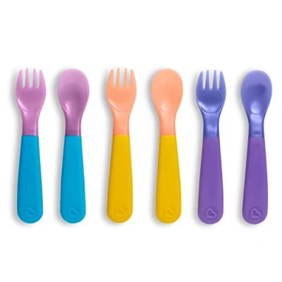 Abbildung von Munchkin Color Gabel&amp; Löffel 6er P