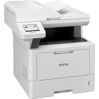 Abbildung von Brother MFC L5710DN 4 in 1 Mulifunktionsdrucker schwarz weiß (A4, 48 Seiten/Min., 1.200x1.200 DPI, LAN, Duplex ADF, 250 Blatt Papierkassette) weiß/grau