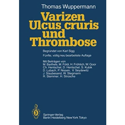 Abbildung von Varizen, Ulcus cruris und Thrombose