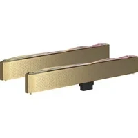 Abbildung von CORSAIR Dominator Titanium Wave Zubehörsatz x2 RGB LED Lichtleiste für Speicher Gold