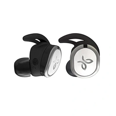 Abbildung von Jaybird Run Kabellose In Ear Kopfhörer, Bluetooth, Schweißbeständig &amp; Wasserdicht, 12 Stunden Akkulaufzeit, Sport Fit, Smartphone/Tablet/iOS/Android Drift, Schwarz/Weiß