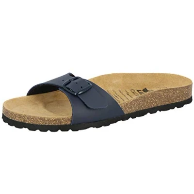 Abbildung von LICO ONCE Pantolette flach, Damen, Größe: 41, Marine Schuhe