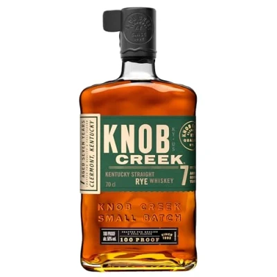 Abbildung von Knob Creek Rye Whisky intensiver und würziger Geschmack 50% Vol 700ml Einzelflasche
