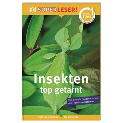 Abbildung von SUPERLESER! Insekten, top getarnt 1. Lesestufe, Sach Geschichten für Erstleser. Mit Silbenmethode Kinder ab 6 Jahren