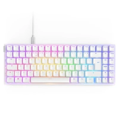 Abbildung von NZXT Function 2 MiniTKL 2024 Optische Tenkeyless Gamingtastatur RGB beleuchtet 8K Abfragerate Lineare Opt. Switches Einstellbare Auslösung Hot Swap Gaming Keyboard Weiß UK (QWERTY)
