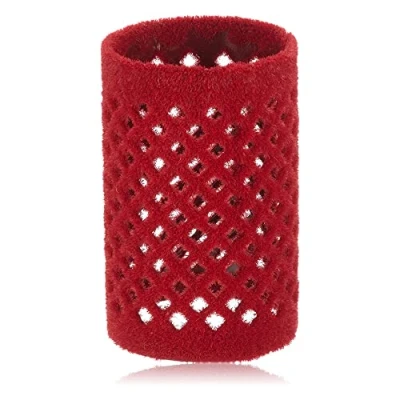 Abbildung von Fluwelen rollers lang rood 40mm
