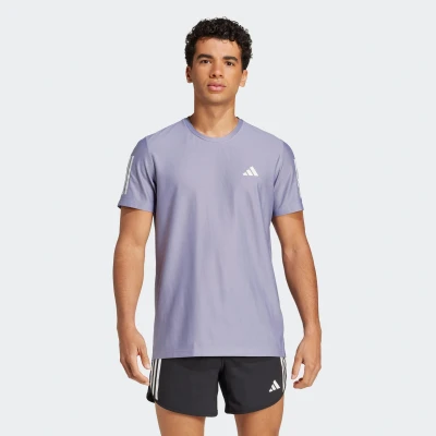 Abbildung von adidas Herren Own The Run Tee, Pure Ruby, M Tall