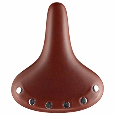 Abbildung von Sitz Cruiser mit Federn Velo VL8114 Leder Brown+Nieten