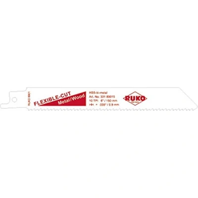 Abbildung von RUKO 33289015 5er Satz Bajonett Sägeblätter Sägeblattlänge 150 mm 5 Stück