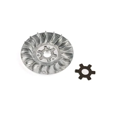 Abbildung von Lüfterrad / Riemenscheibe mit Sternscheibe 13mm Minarelli China 2 Takt