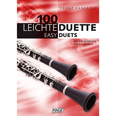 Abbildung von HAGE Musikverlag 100 Leichte Duette für 2 Klarinetten Noten