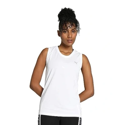 Abbildung von PUMA Damen Performance Tank T Shirt, Weiß, Mittel
