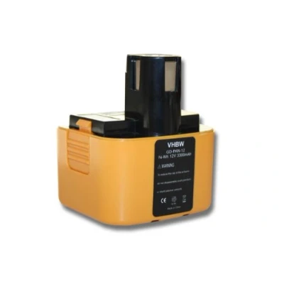 Abbildung von vhbw 1x Akku kompatibel mit Panasonic EY6407, EY6407NQKW, EY6409GQKW, EY6406, EY6406FQKW, EY6406NQKW Werkzeug (3300 mAh, NiMH, 12 V)