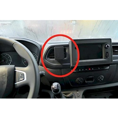 Abbildung von Brodit ProClip Fahrzeughalter 855592 Made IN Sweden Mittelbefestigung für linkslenkende Fahrzeuge passt Gerätehalter, Schwarz