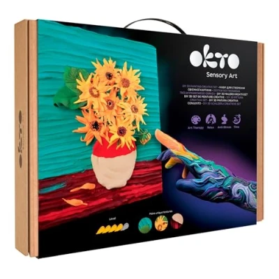 Abbildung von OKTO Oktoclay Sunflowers Schaumfarben Set, 10008, mehrfarbig, Einheitsgröße