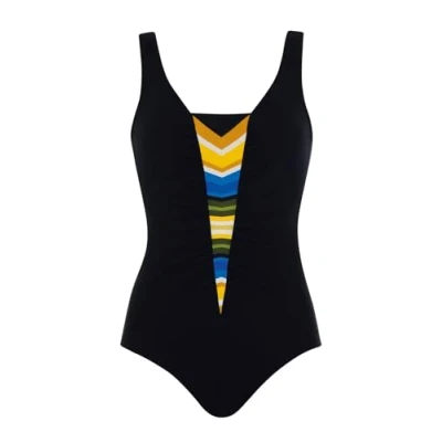 Abbildung von Sunflair Badeanzug Beach Basic Black &amp; Multicolor Shapewear mit Stützfutter