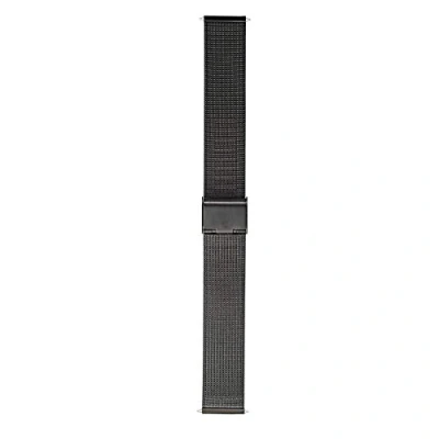 Abbildung von Morellato Unisex Armband aus der Kollektion Easy Click Estia Milanaise Stahl A02X0549591, Schwarz, 16mm, Milanese Trikot