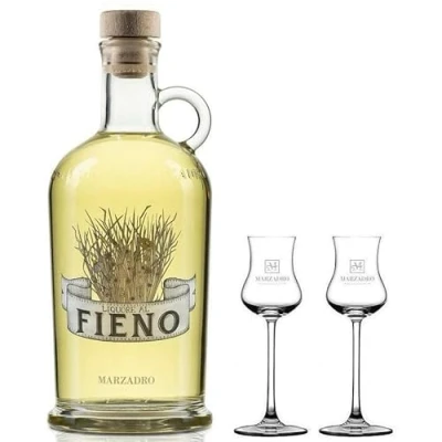 Abbildung von DISTILLERIA MARZADRO LIQUORE AL FIENO 70 CL CON 2 BICCHIERI