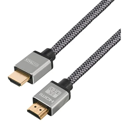 Abbildung von Maxtrack HDMI® 2.1 High Speed Kabel 8K@60Hz/ 4K@120Hz, 1 Meter, Gaming, TV, Blueray